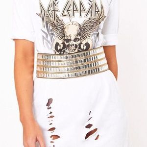 Ulla Silver Large Jewel Stone Belt